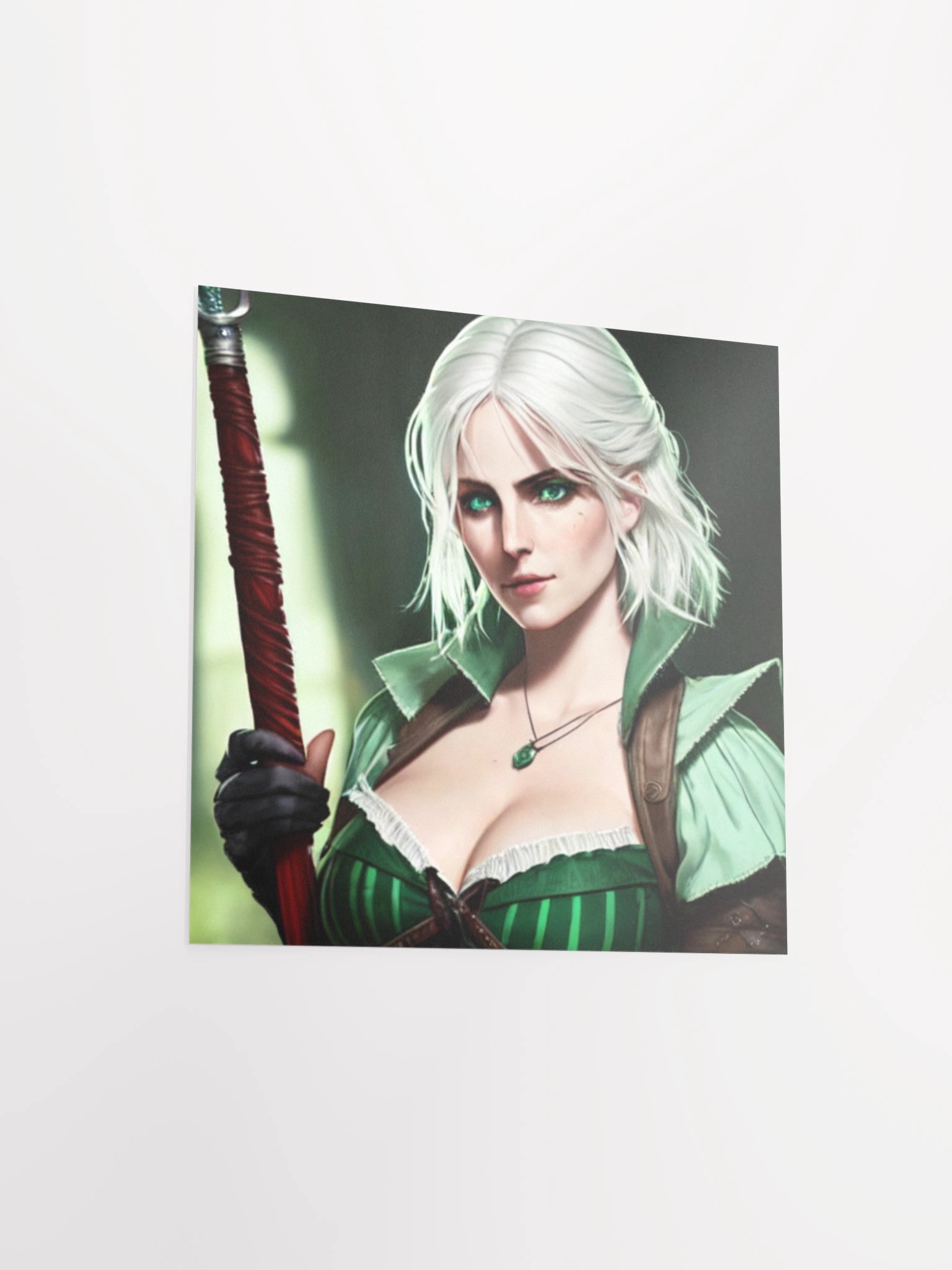 Enchanting Green-Eyed Sorcerer Poster product image (13)