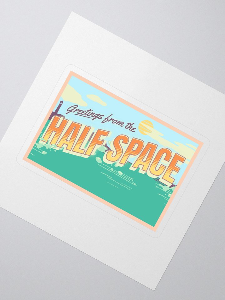 Half Space Sticker product image (2)