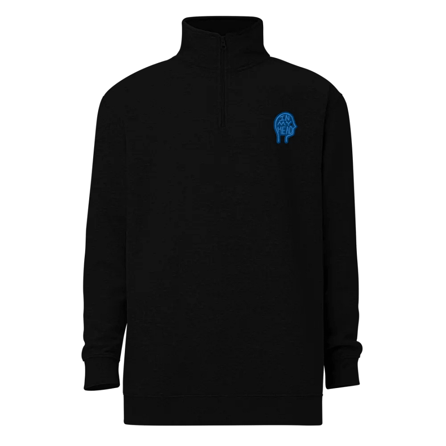 In My Head (lake design) embroidered quarter zip product image (2)