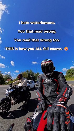 PROOF you can’t read properly 😂#motorcycle #biker #bikers #bikelife #funny #viral #fyp