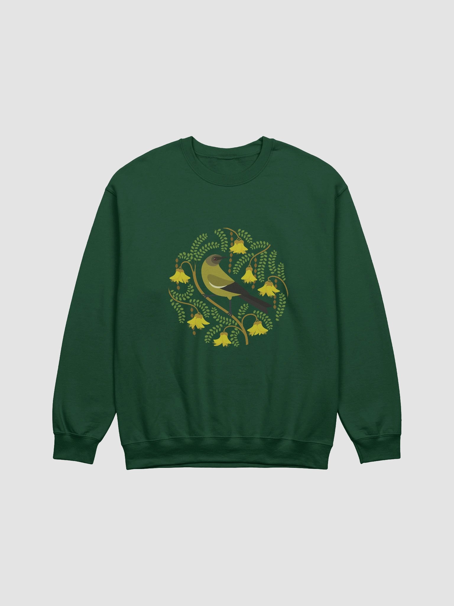 Korimako in Kōwhai – Unisex Adult Sweatshirt product image (1)