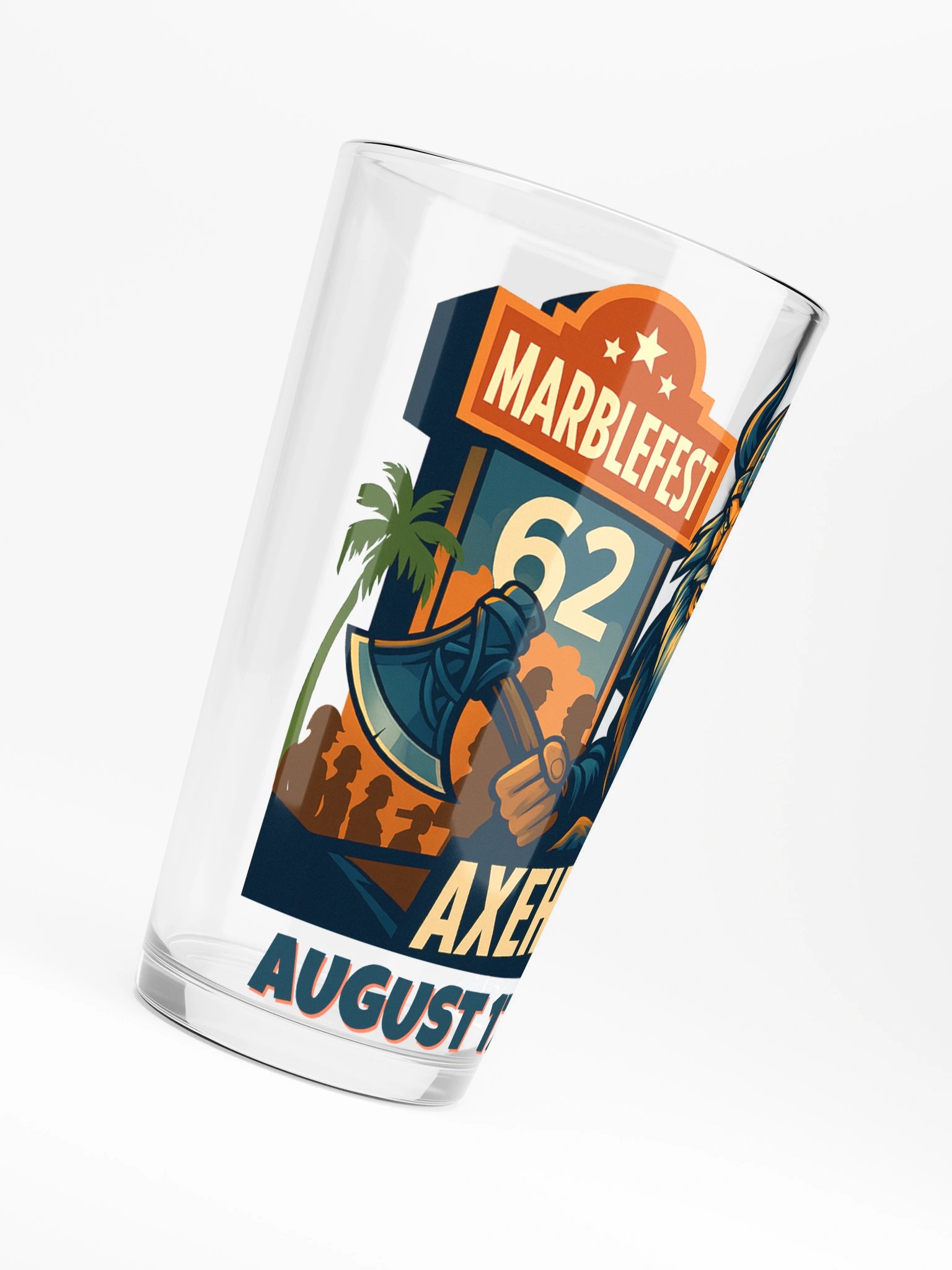 Marblefest62 Axeh0le75 Pint Glass product image (6)