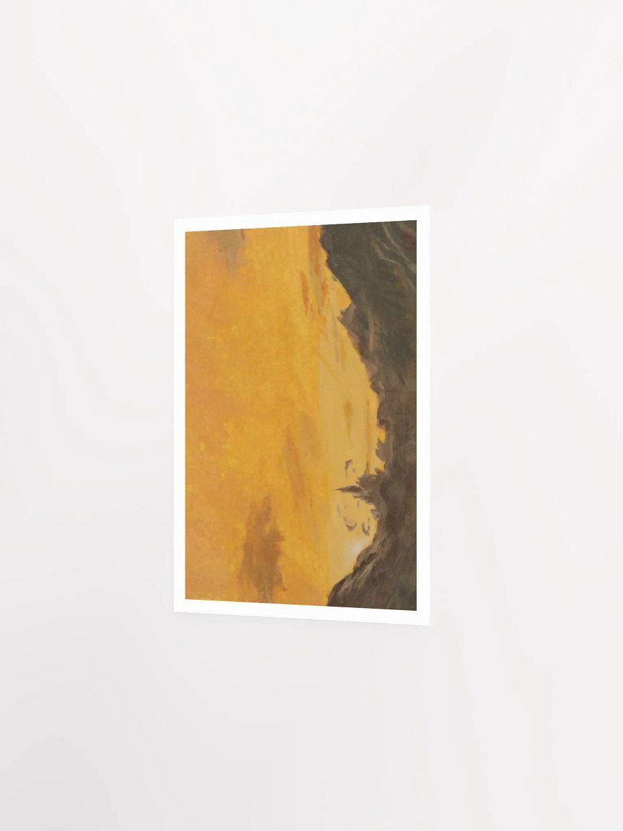Fiery Sunset Castle - Art Print product image (3)