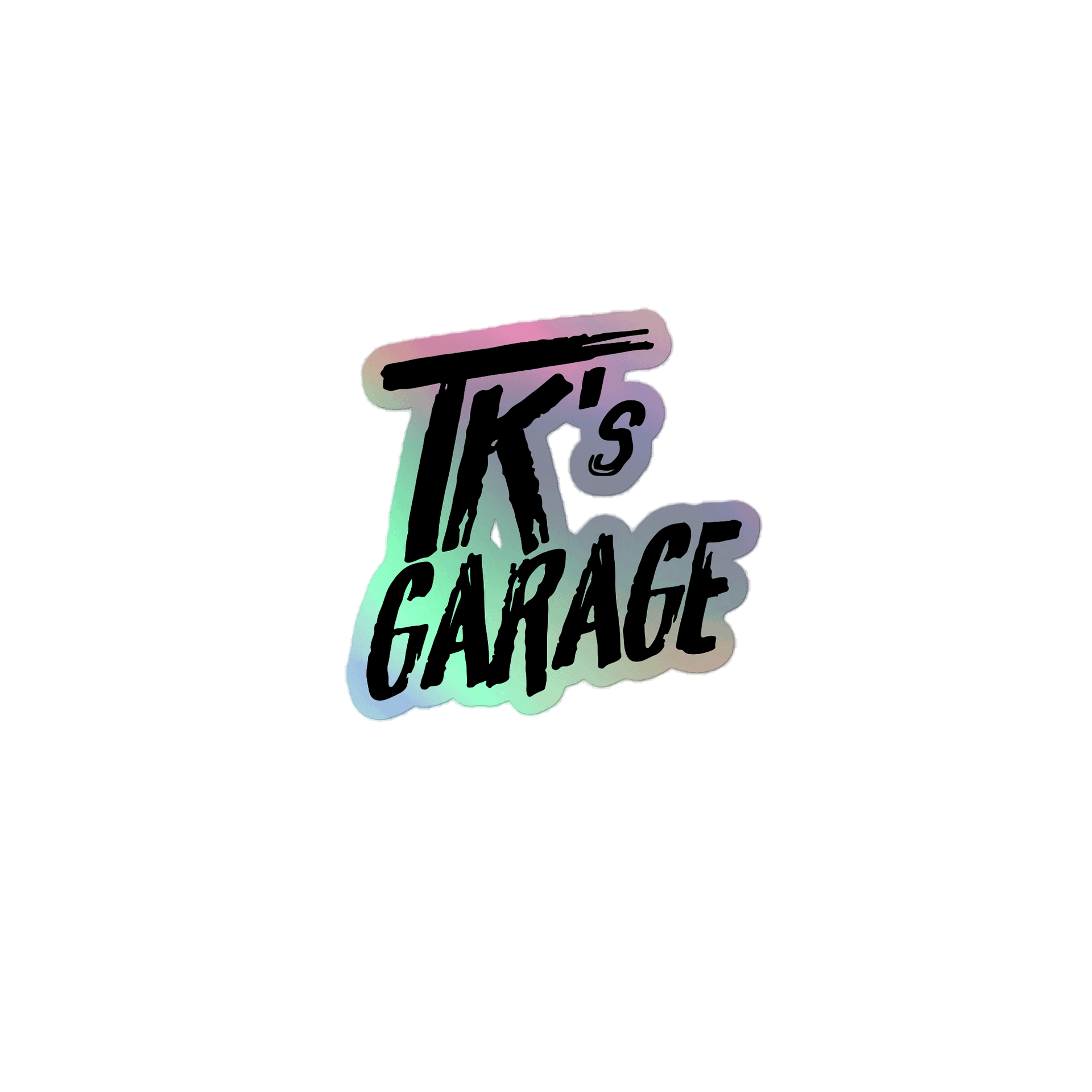 TKs Garage Holographic Sticker product image (1)