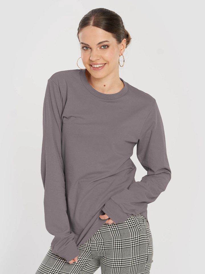 Plain Color Storm Long Sleeve T-Shirt product image (1)