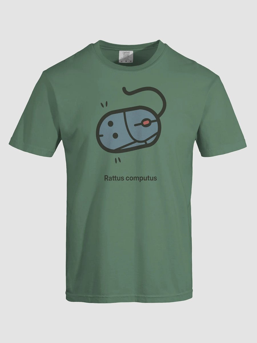 Computer Rat Big Artwork Heavyweight Tee product image (58)