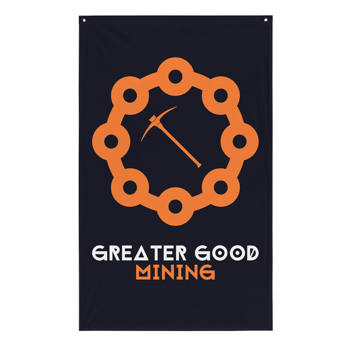 Greater Good Mining Flag product image (1)