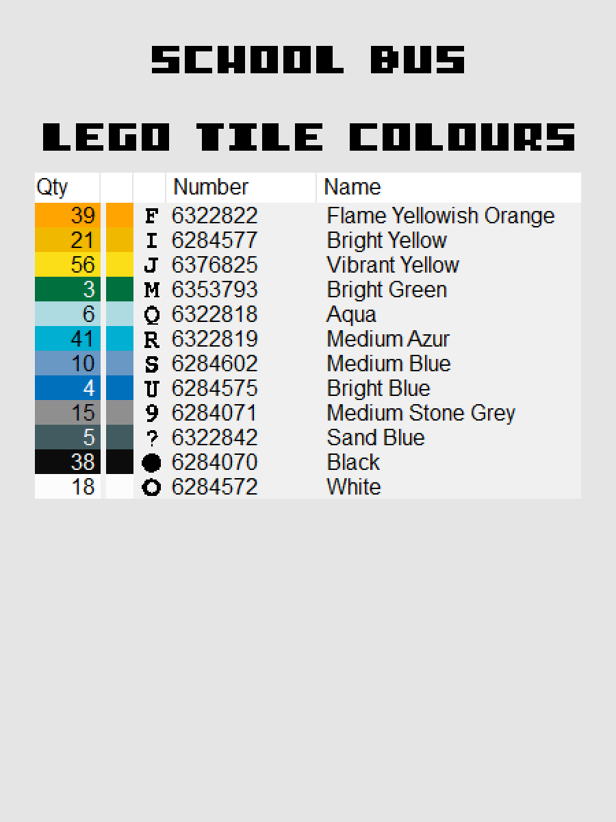 School Bus Pixel Art product image (5)