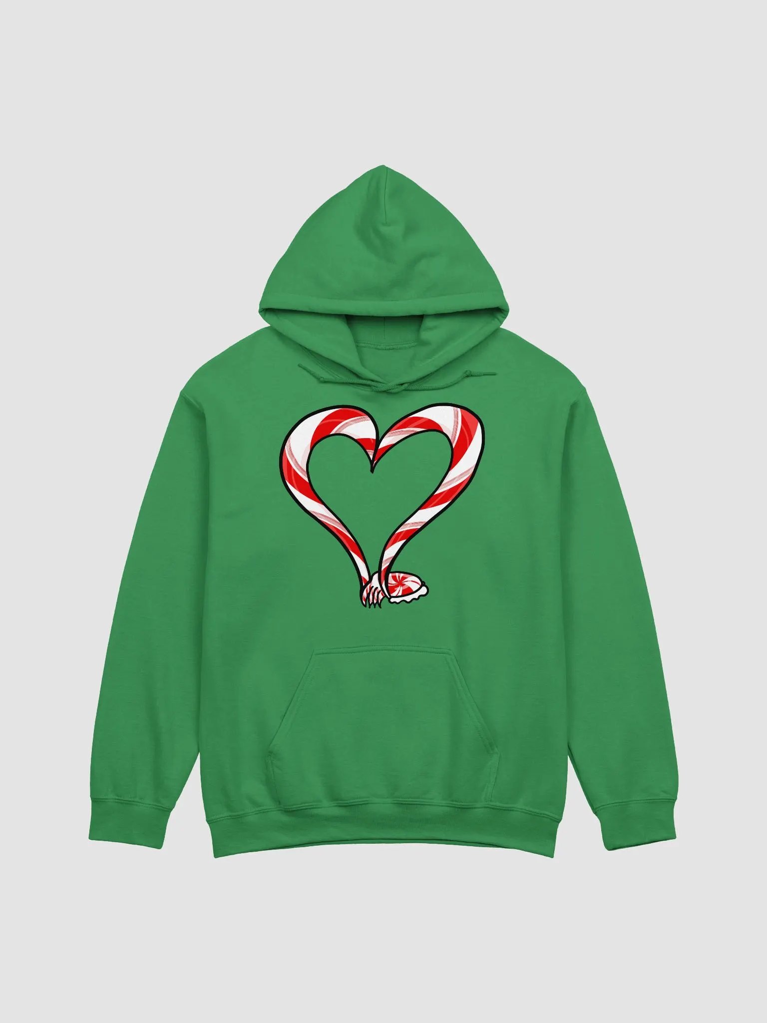 Candycane Tentacle Heart Hoodie product image (2)