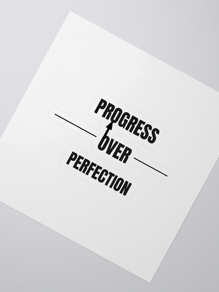 Progress Over Perfection Kiss Cut Stickers product image (2)