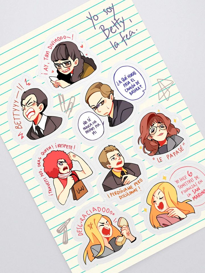 [BETTY] Sticker sheet product image (2)
