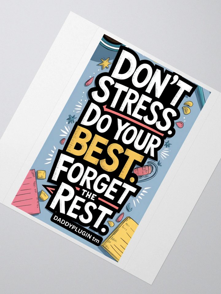 Don't Stress Sticker product image (8)