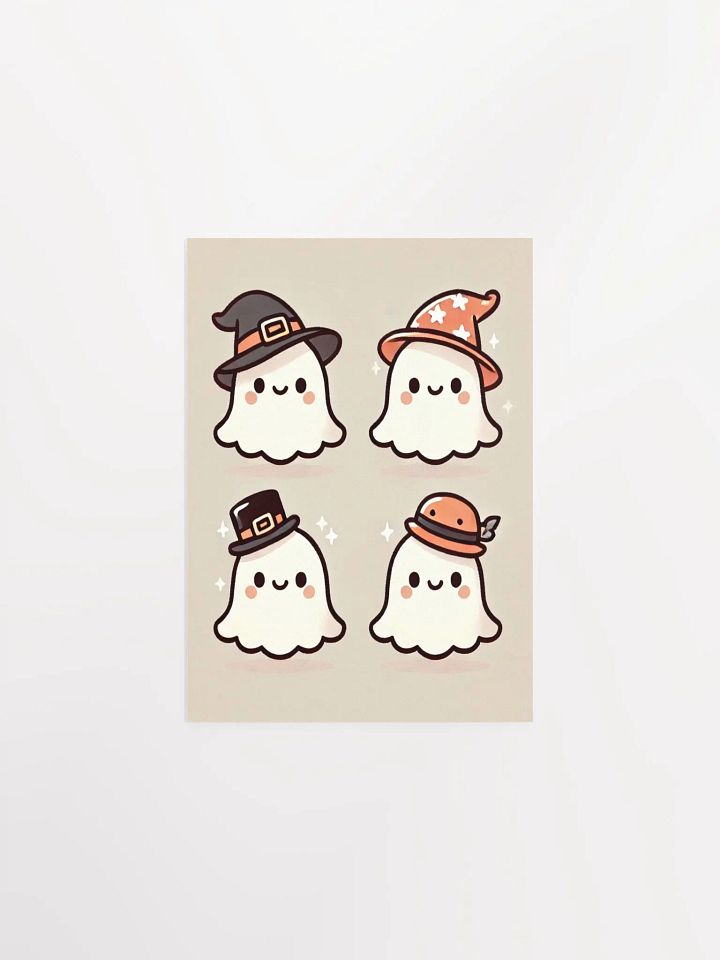 Whimsical Ghosts Matte Poster product image (6)