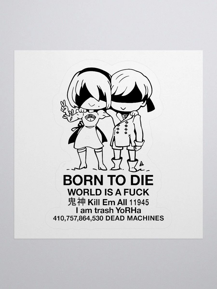 BORN TO DIE - STICKER product image (1)