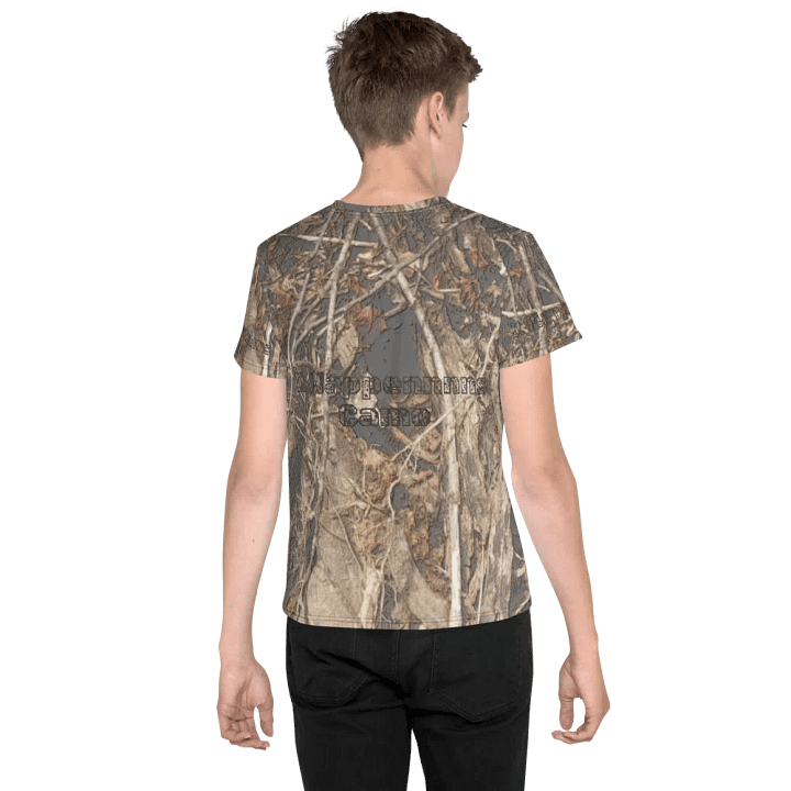 Youth Crew Neck T-Shirt - Dead Split - It Happennnns Camo product image (2)
