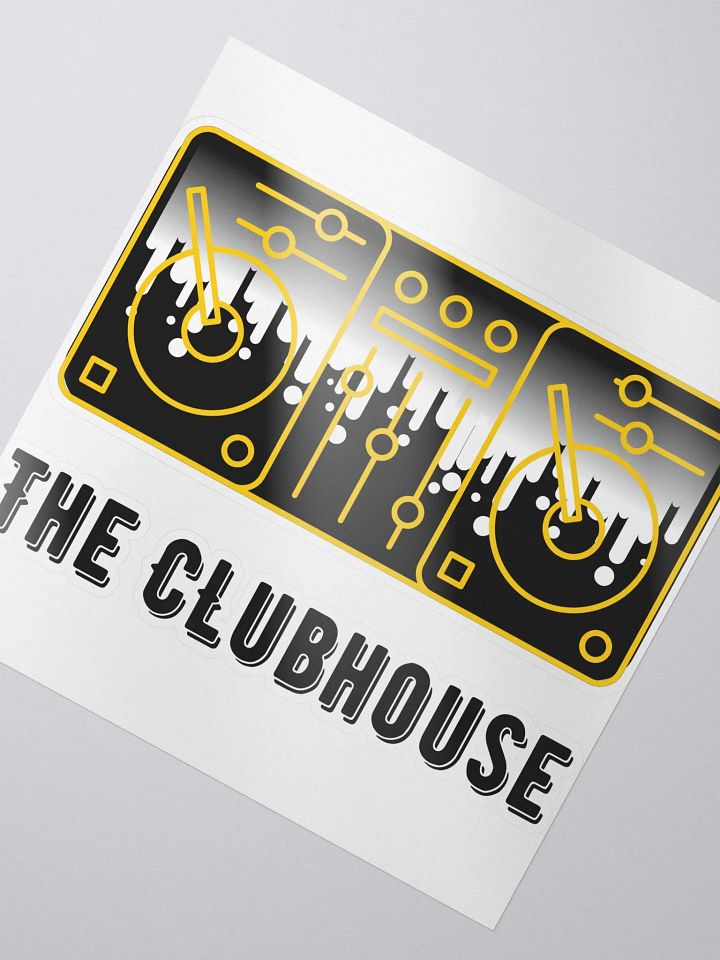 Clubhouse Kiss Cut Sticker product image (2)