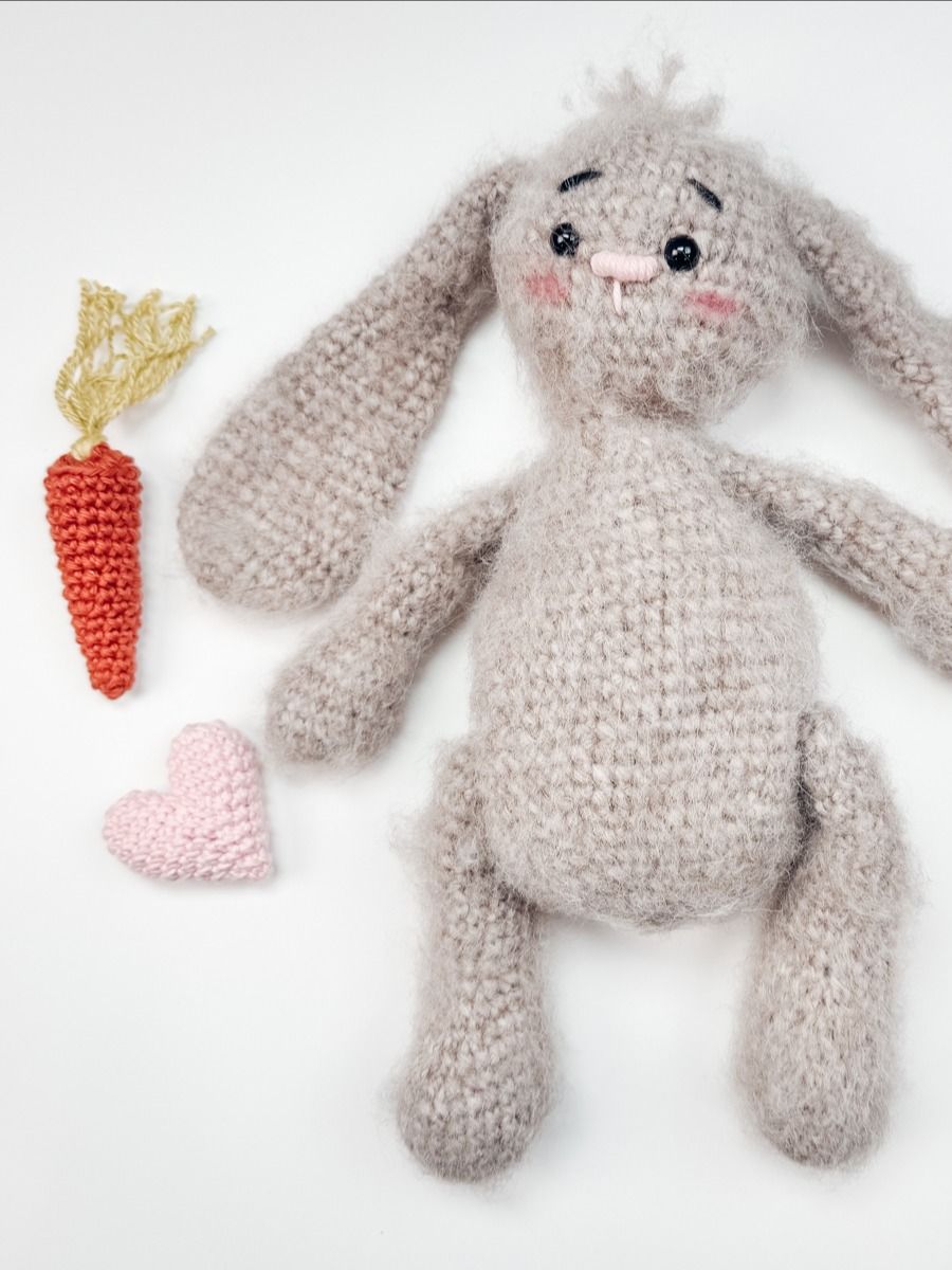 Be My Bunny Crochet Pattern - Free Pattern for Valentines or Easter product image (12)