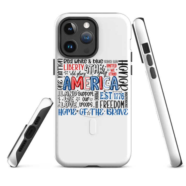 Liberty Dotted America MagSafe® Tough Case product image (4)