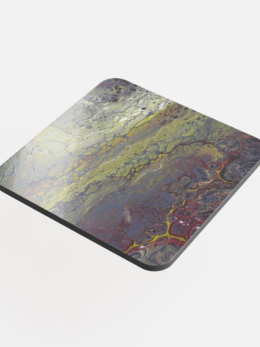 Amphibian 01 - Set of 4 Abstract Acrylic Pour Printed Coasters product image (4)