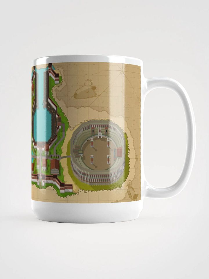 Varlamore Fantasy Map White Glossy Mug product image (1)