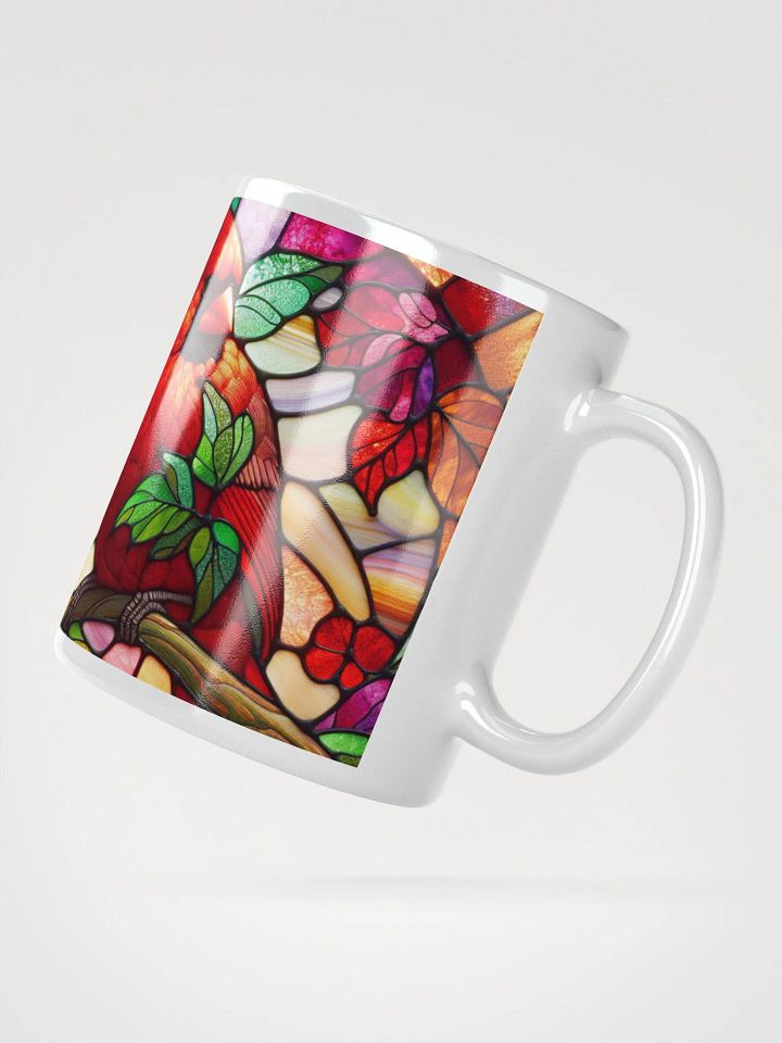 Stained Glass Cardinal Mug For Bird Lovers product image (2)