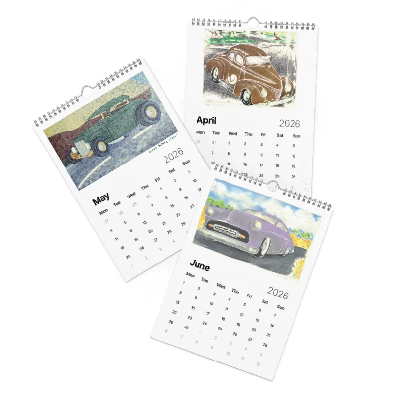A Year of Nic's Cars - 2026 Wall Calendar product image (20)