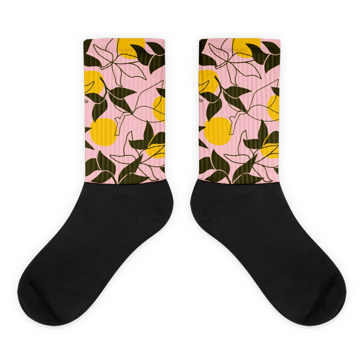 Artistic Foliage Sublimated Socks product image (1)