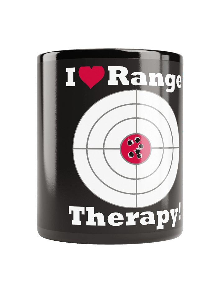 I LOVE Range Therapy Black Glossy Mug product image (1)