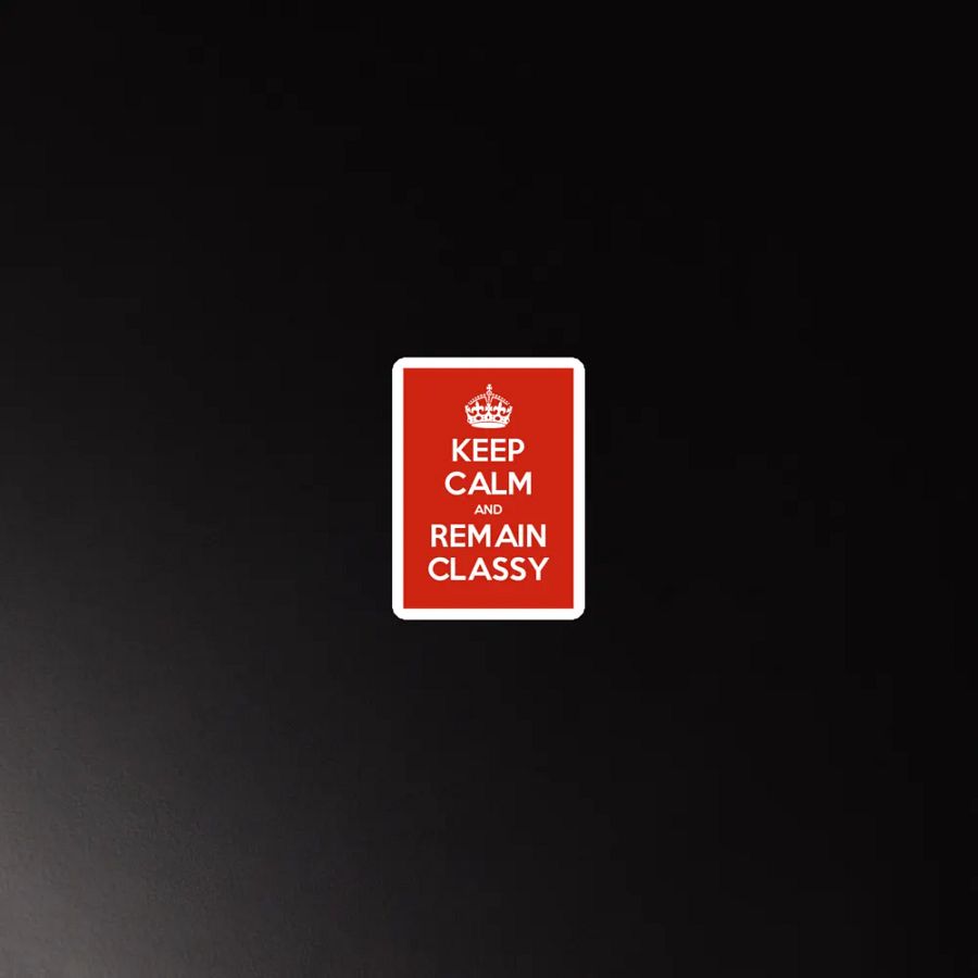 Keep Calm Magnet in Red product image (5)