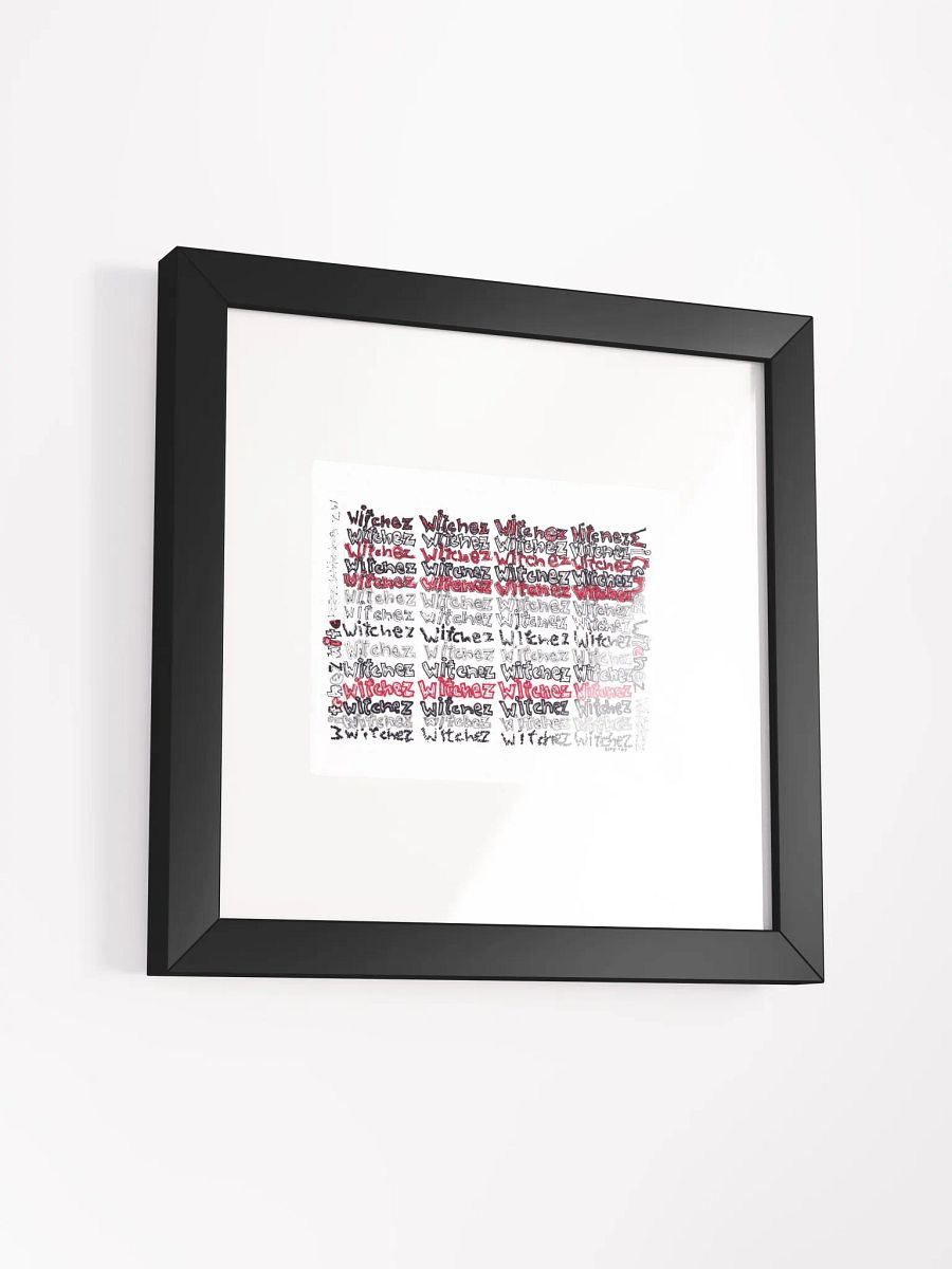 witchez Panel Card Print Framed product image (1)