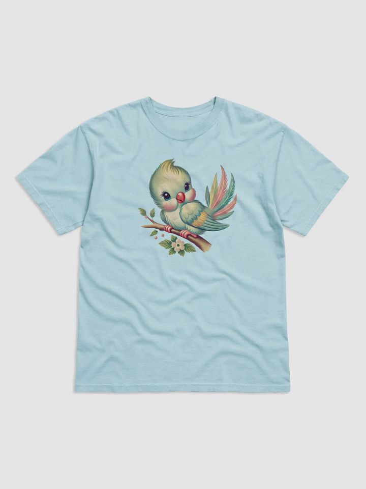Whimsical Vintage Style Bird Adult Comfort Colors T-Shirt product image (10)