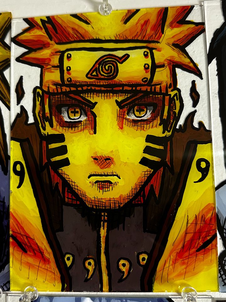 Naruto Uzumaki Glass Painting product image (1)
