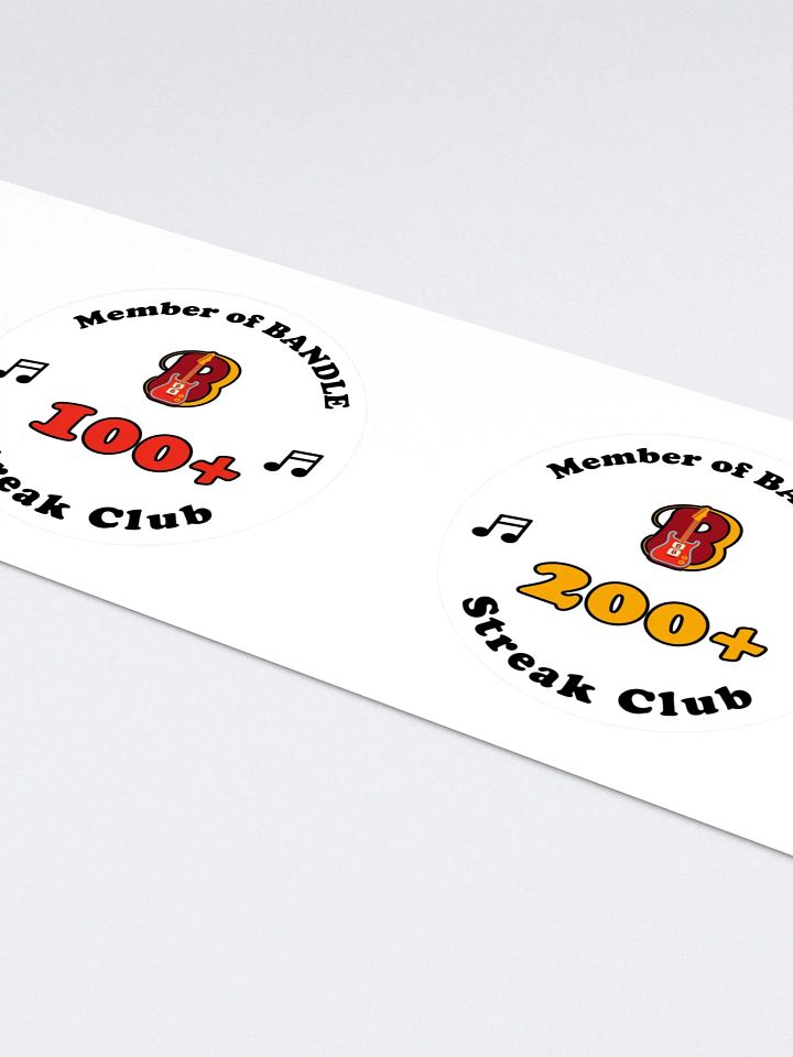Streak Club Stickers product image (2)