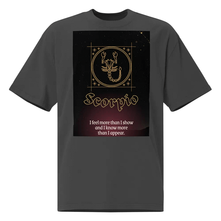 Scorpio Zodiac Oversized Tee product image (1)