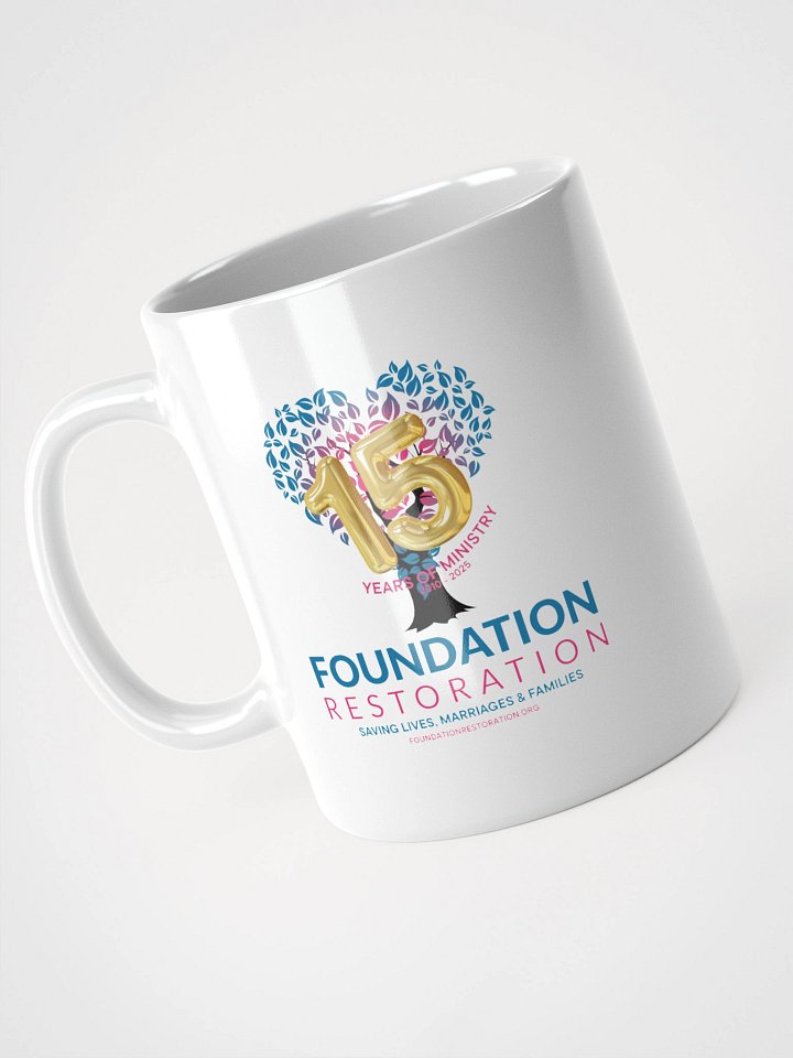 15 Years of Ministry Commemorative Mug product image (1)