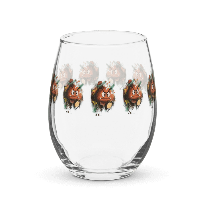 Goomba by StephyJ Stemless Wine Glass product image (1)