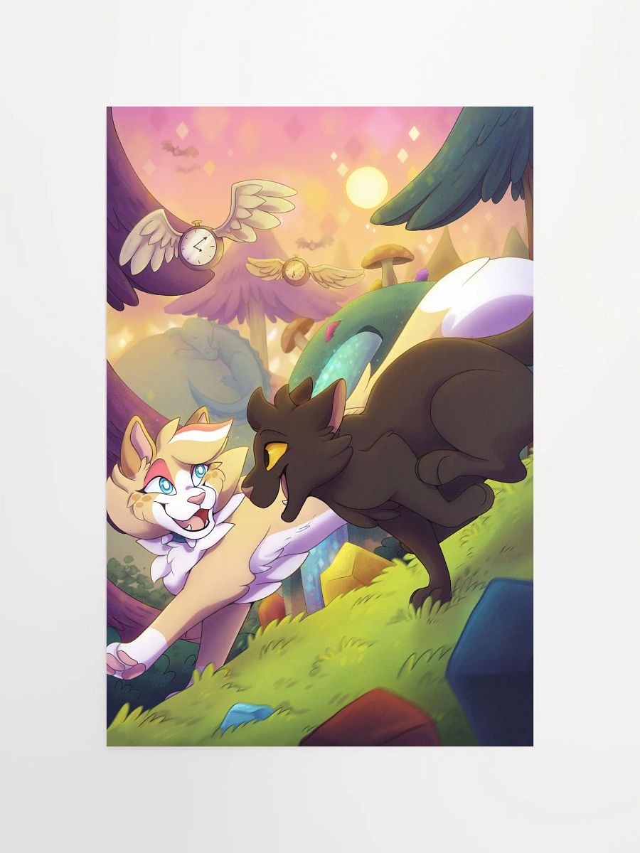 Cream & Spooky Cryptic Universe Poster (Textless) product image (19)
