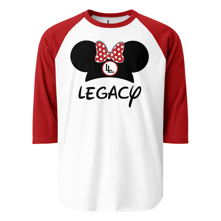 Legacy Disnerd Bow Raglan | White/Red product image (1)