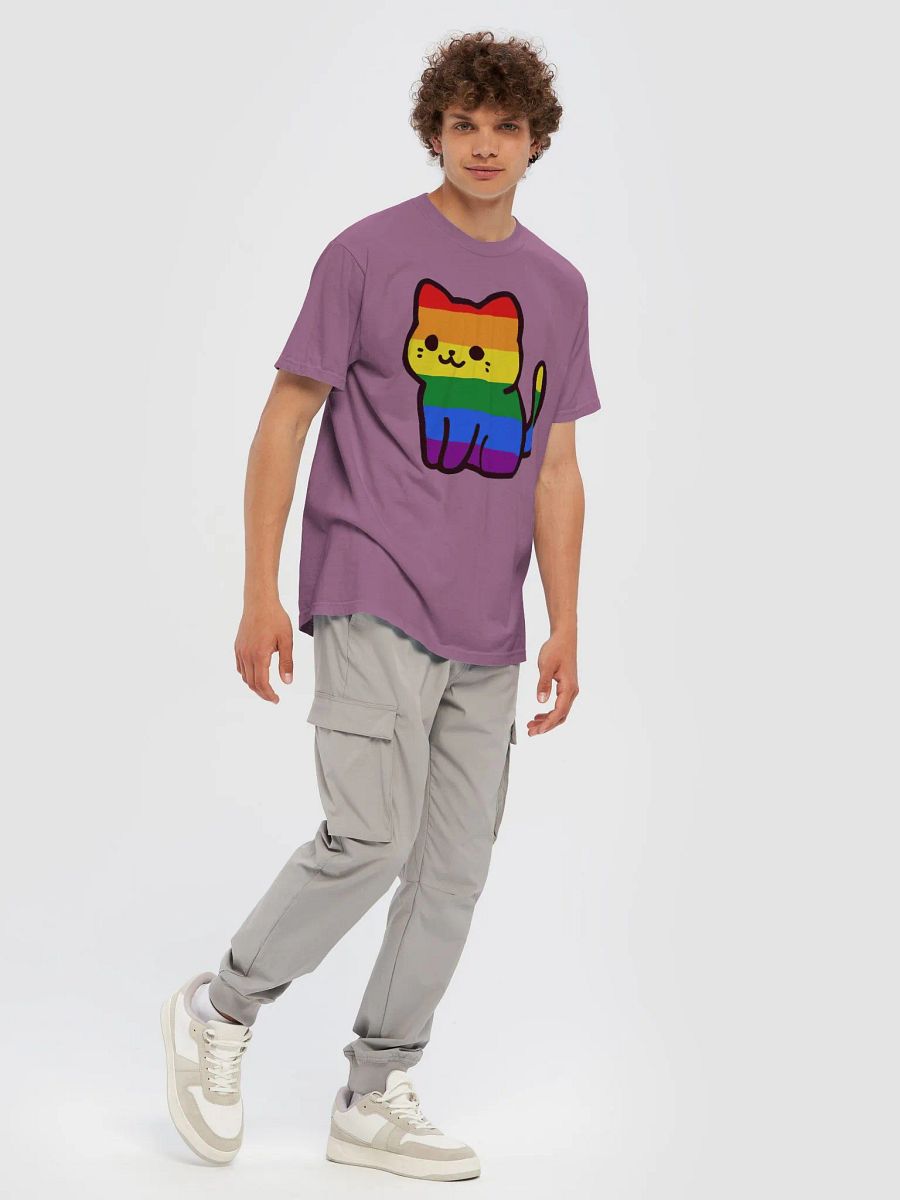 Rainbow Pride Kitty Man's Shirt product image (85)