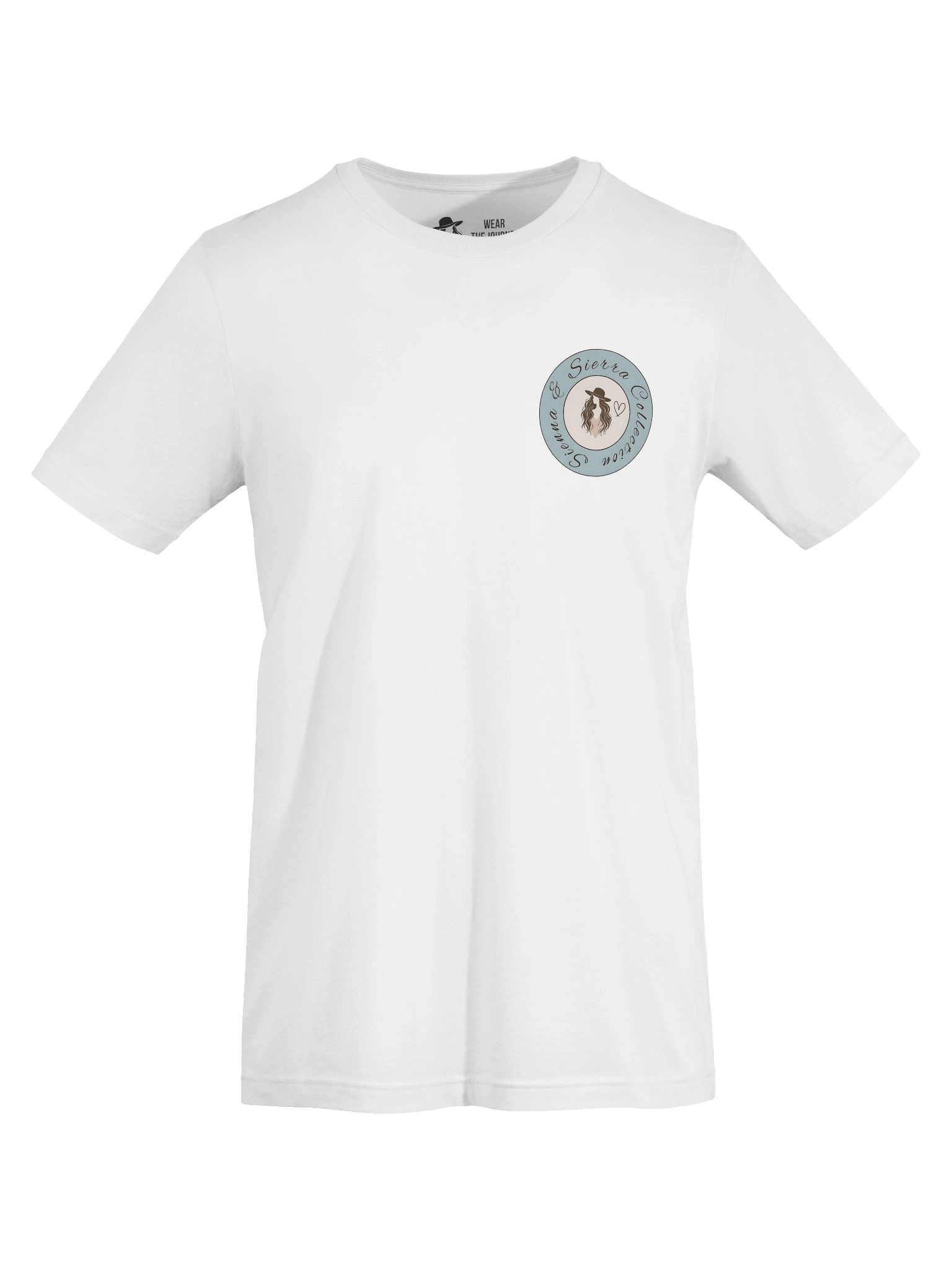 T-Shirt: Sienna & Sierra Collection T-Shirt – Branded (Dusty Blue) Wanderlust Style product image (9)