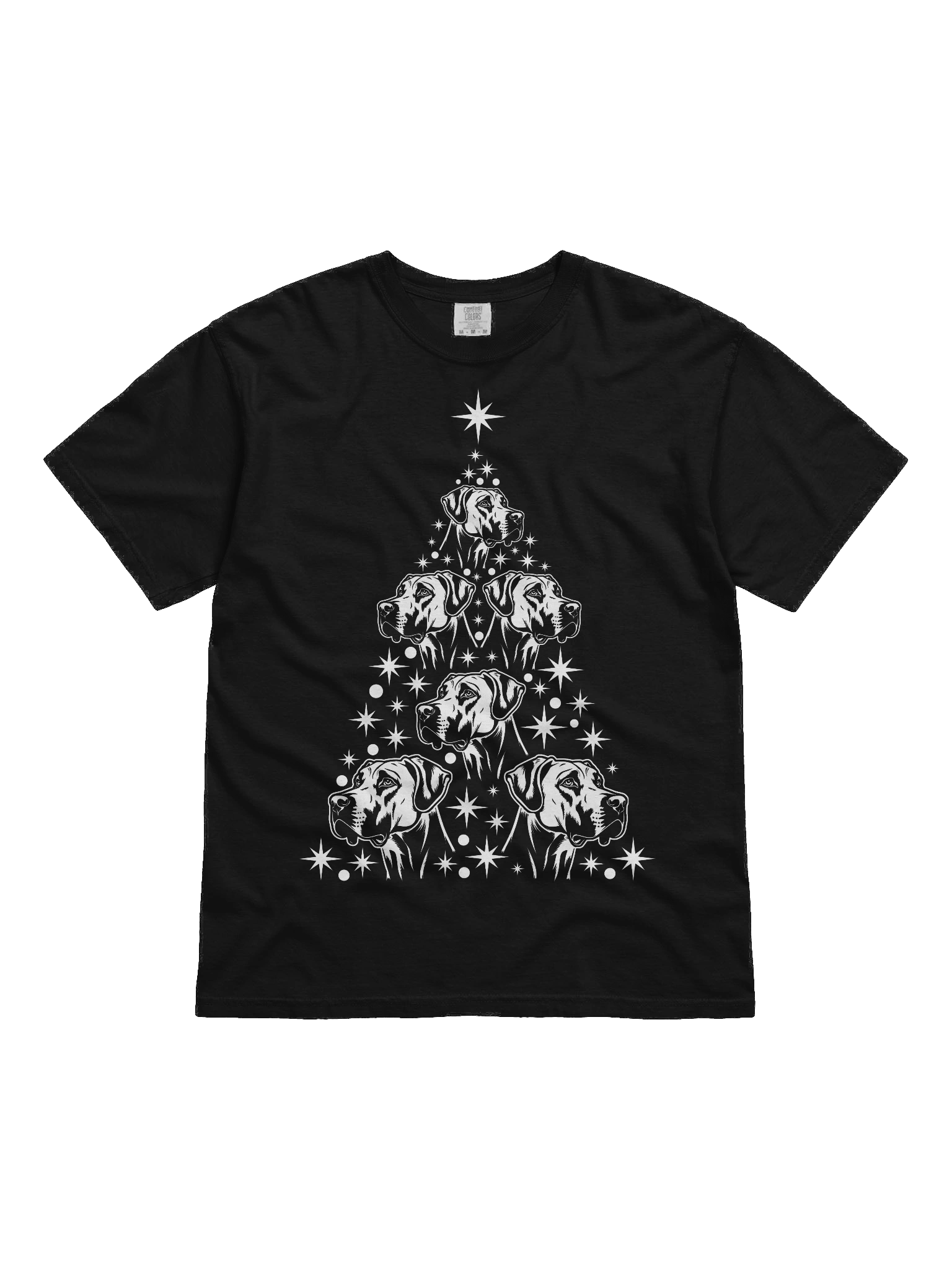 Great Dane Christmas Tree T-Shirt product image (2)