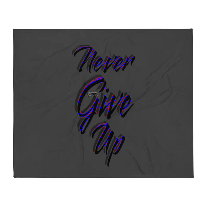 Never Give Up - Eclipse - Throw Blanket product image (1)