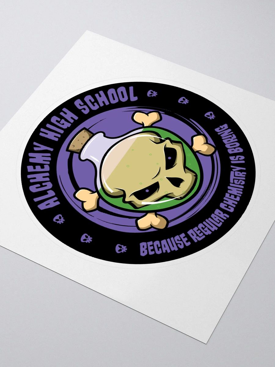 Alchemy High School Funny Chemistry Sticker product image (8)