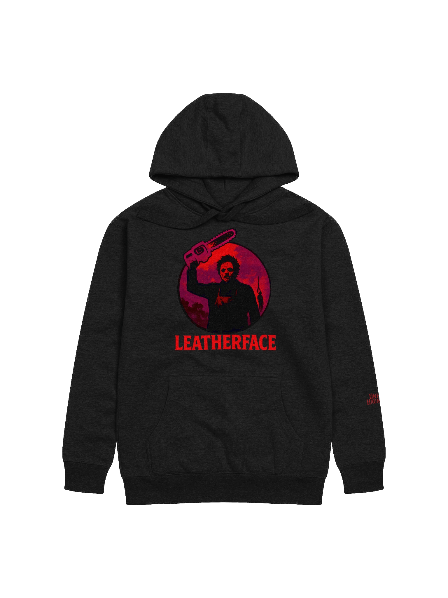 Unholy Hauntings Leatherface Black Sweatshirt product image (1)