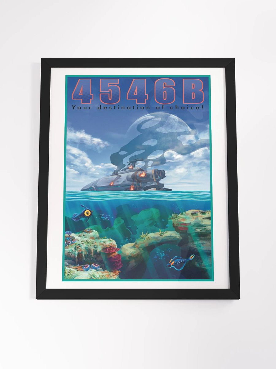 4546B Subnautica poster (Framed) product image (4)