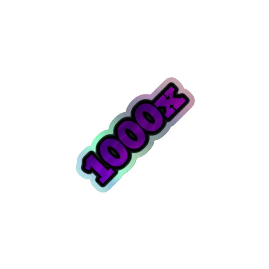 1000X Holo Sticker product image (1)