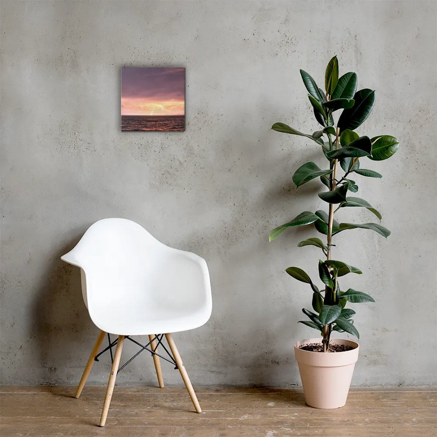 Ocean Lightning Canvas product image (5)