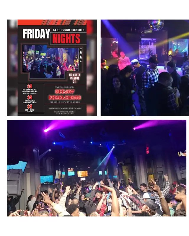 Alright, everyone! DJ Bobblehead here with a full weekend lineup! We're hitting two different clubs to bring the party to you. Get ready for a double dose of pure fire! 🔥 Friday, October 10th Catch me at The Last Round for their Friday nights! No cover charge, so you and your crew can come and get down to some of the best Top 40, Hip-Hop, and Dance music. We've also got some killer drink specials to get the night started right: $5 for 16oz drinks and shots, and $3 for draft beers! Location: The Last Round (New Bedford, MA) Music: Top 40, Hip-Hop, Dance & more Time: 10 PM - 2 AM Details: No cover, 21+ Saturday, October 11th The party continues at Bobby's Night Club in Taunton! Come hang out at the Karaoke Lounge and Night Club where I'll be spinning all the best Hip-Hop, Top 40, and Dance tracks. Get ready for a night of good friends, great drinks, and 100% vibes. Location: Bobby's Night Club (Taunton, MA) Music: Hip-Hop, Top 40, Dance & more Time: 10 PM - 2 AM Details: $5 cover, 21+ Let's make this weekend one for the books! I'll see you on the dance floor! #DJBobblehead #TheLastRound #BobbysNightClub #NewBedfordMA #tauntonma 