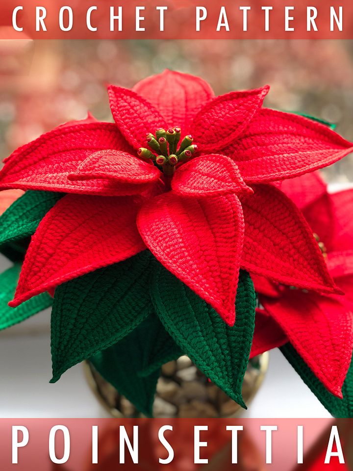 Crochet Poinsettia Pattern product image (1)