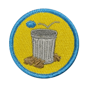 Missed Trash Can (de)Merit Badge product image (1)